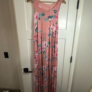 Pink Blush Maxi Dress NWT